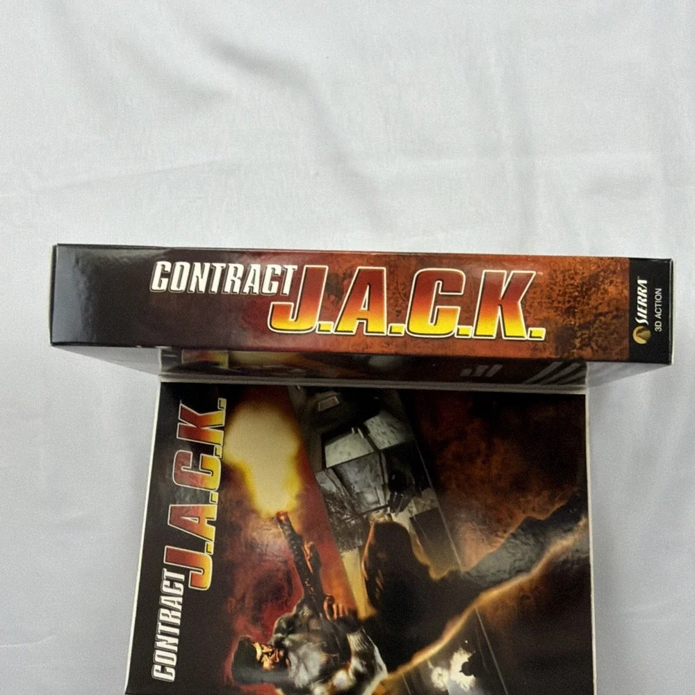 Contract Jack Sequel To No One Lives Forever, 2003, PC Game New / US Sealed Box